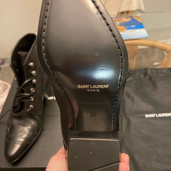 BRAND NEW SAINT LAURENT BOOTIES!! NEVER WORN! - Picture 1 of 5